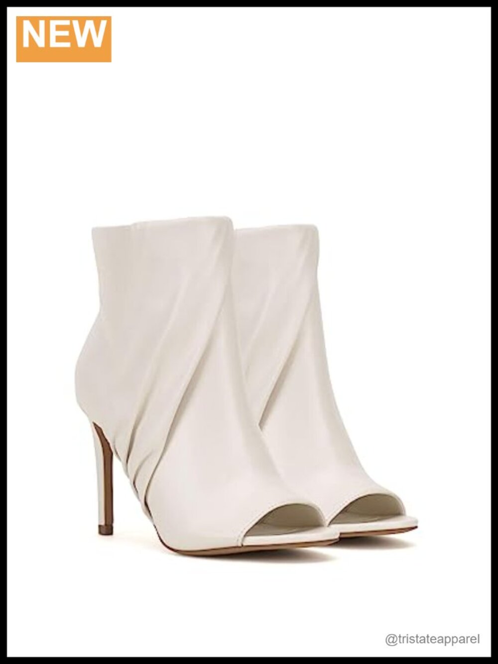 Suede Ankle Bootie Stiletto Heel Zip Closure Ruched